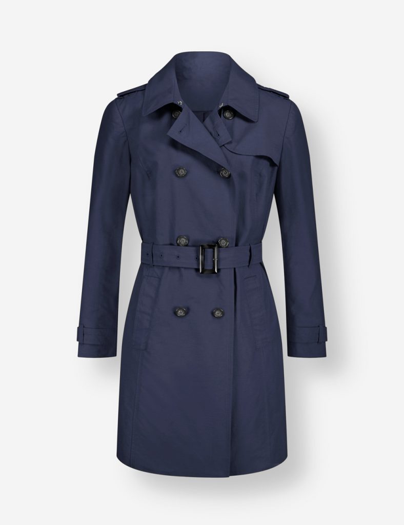 Blauer Trenchcoat Produktbild