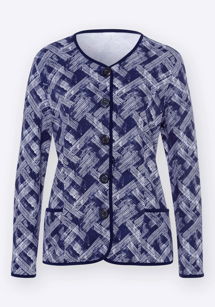 Blazer mit Print-Muster Produktbild