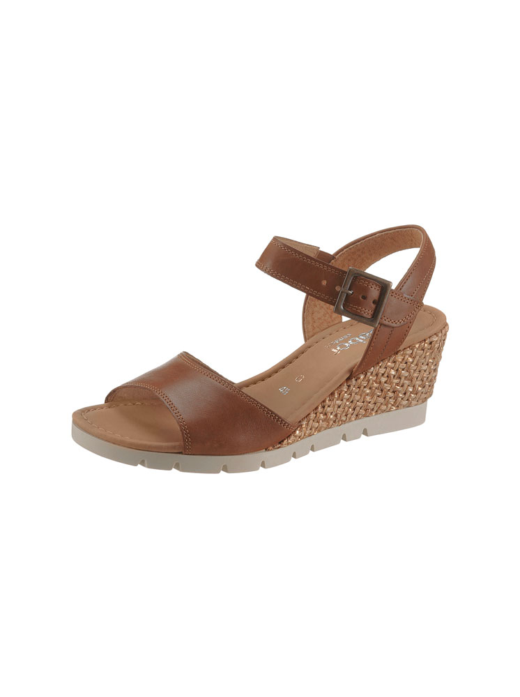 Sandalette in Cognac Produktbild