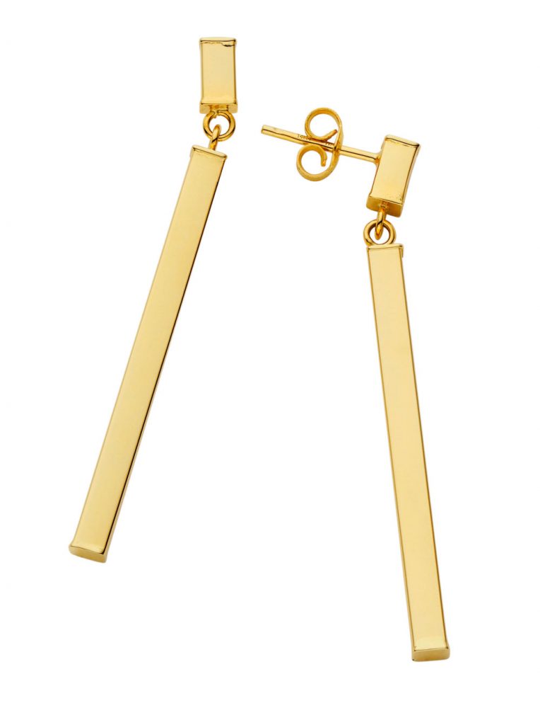 Goldene Ohrringe Produktbild