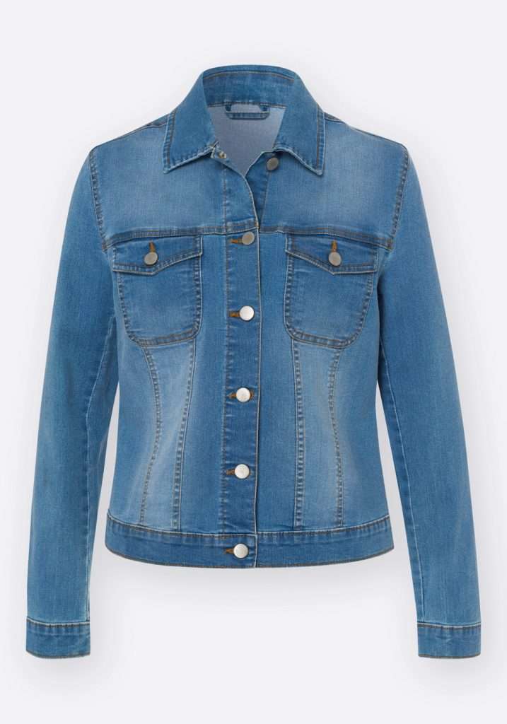 Blaue Jeansjacke