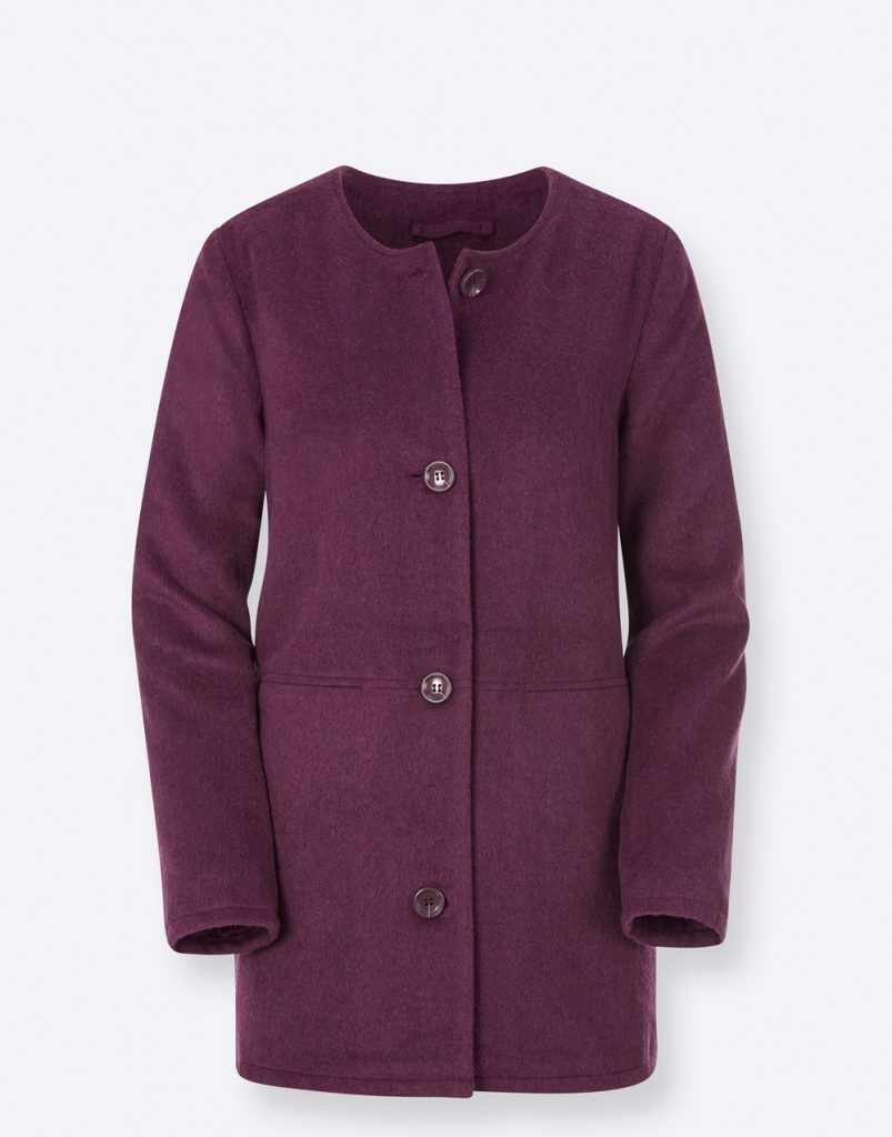 Jacke in der Farbe Brombeere (Lila)