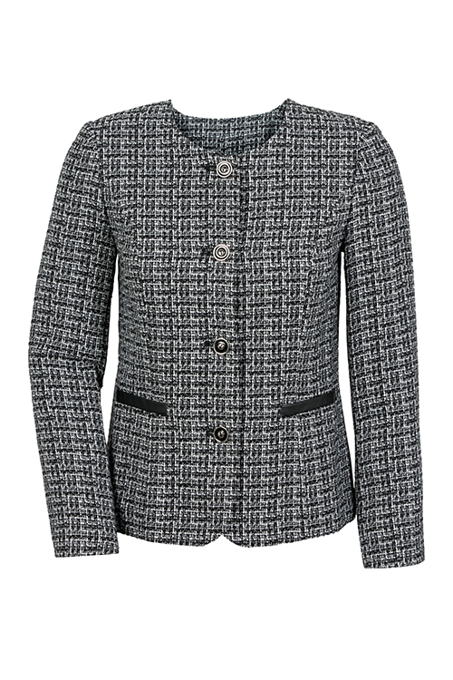 Büro Blazer in Bouclé-Optik