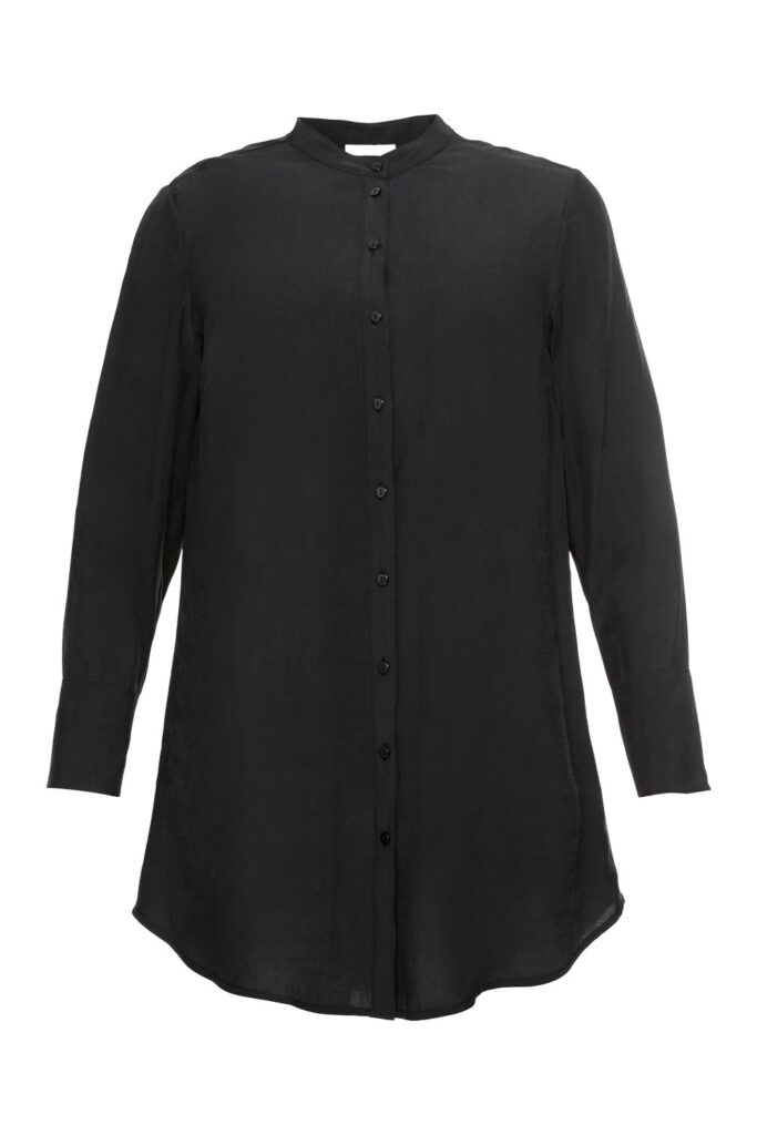 Longbluse schwarz